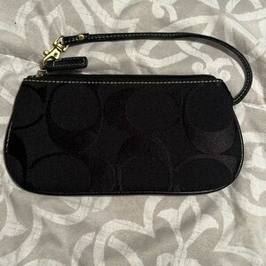 Coach wristlet Black